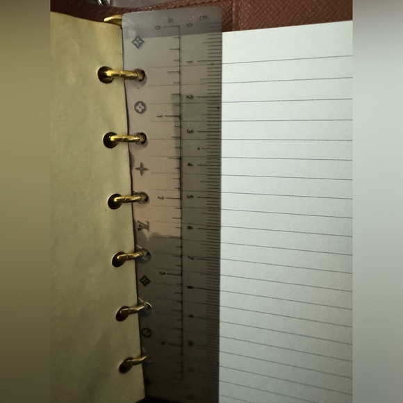 Louis Vuitton Monogram Agenda PM Notebook Cover w/box, ruler&stickers - Picture 11 of 12
